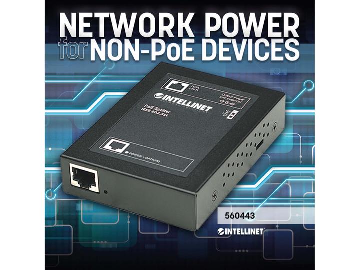 Produktbild Intellinet PoE+, Fast Ethernet