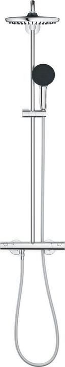 Actual product image Grohe Vitalio Start System 250 Round shower system with thermostatic mixer and Vitalio Start 110 hand