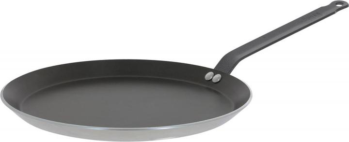 de Buyer CHOC RESTO INDUCTION Crêpes Pfanne Antihaft 30cm (30 cm, Crêpe Pfanne, Aluminium, Edelstahl)