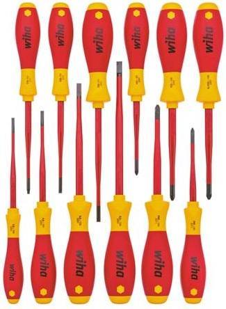 Actual product image Wiha Screwdriver set (Slotted screws, Torx (TX), Pozidriv cross recess (PZ), Phillipps cross recess (PH))