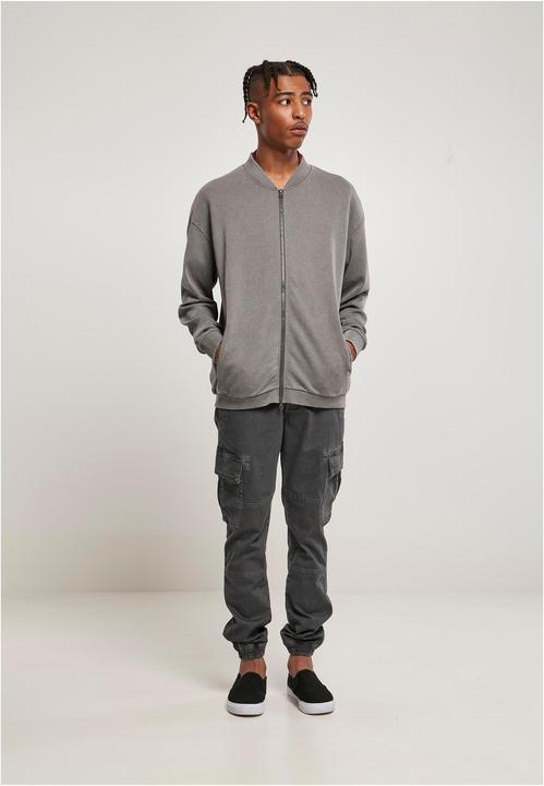 Actual product image Urban Classics Washed Sweat Bomber - 17020 (M)