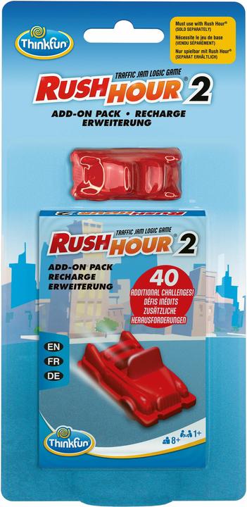 Produktbild Ravensburger ThinkFun - 76614 - Rush Hour 2 - Erweiterung für das original Rush Hour. Mit neuen (Französisch, Deutsch, Englisch)