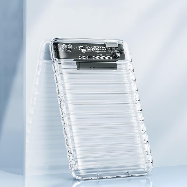 Produktbild Orico 2139U3-V1 2,5" HDD/SSD USB Micro-B 5Gb/s Festplattenlaufwerk - Transparent (2.5")
