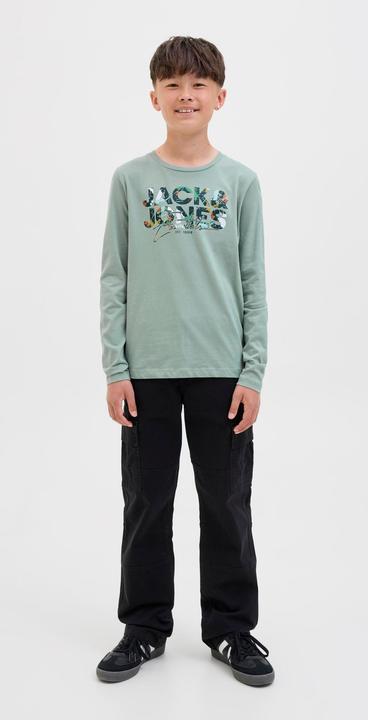 Image du produit Jack & Jones Logo Langarm-T-Shirt Langarm-T-Shirt (140)