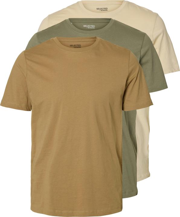 Selected Homme 3er-Pack Baumwoll T-Shirt (XXL)