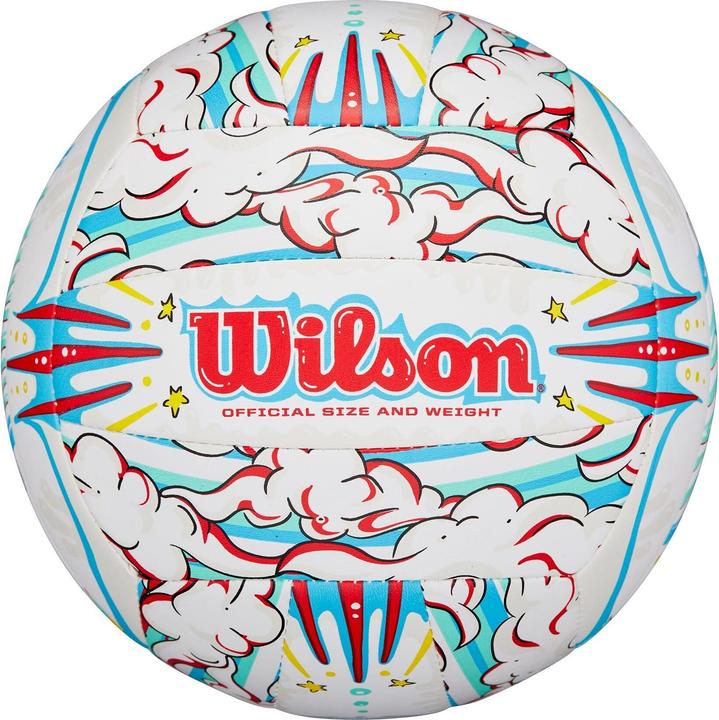 Immagine prodotto Xtrem Toys & Sports Volleyball - Graffiti Peace - Grösse 5 - weiss/bunt (5)