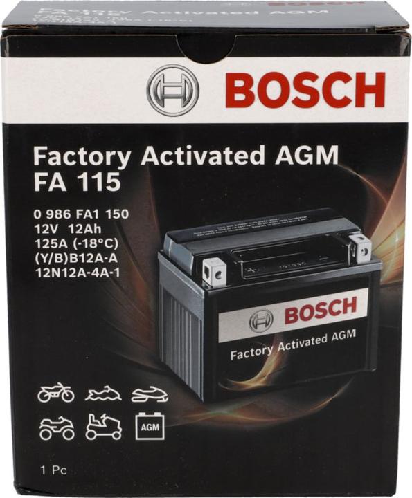 Produktbild Bosch Automotive FA115 AGM (12 V, 12 Ah, 125 A)