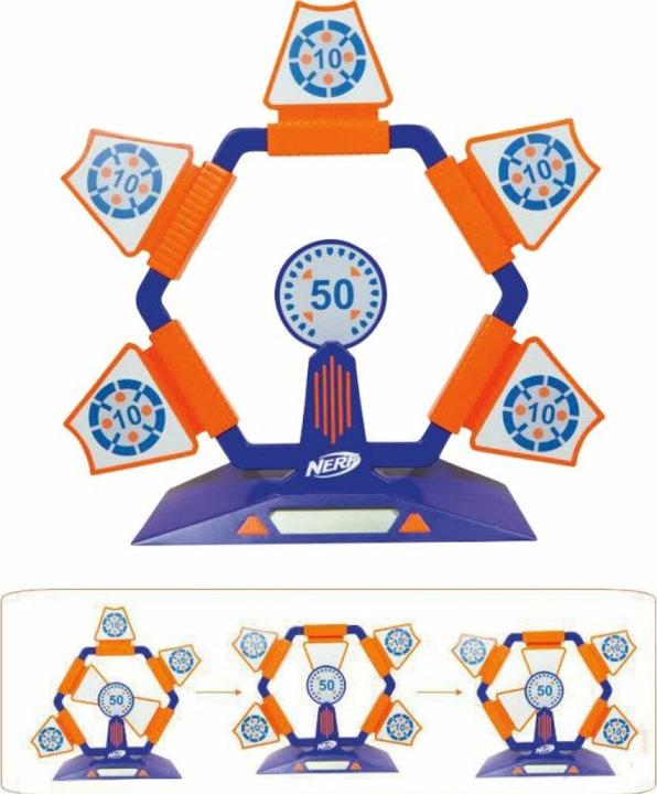 Actual product image Jazwares Nerf -digital folding target