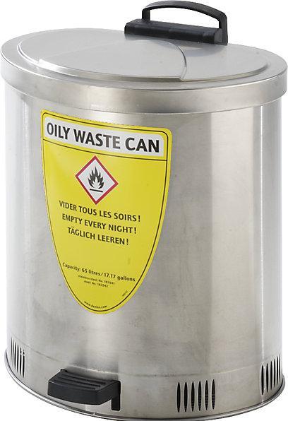 Produktbild kaiserkraft Sicherheits-Entsorgungsbehälter, Deckel selbstschliessend (65 l)