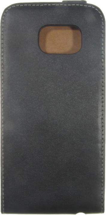 Produktbild OEM Slim Leather Flip Case Galaxy S6 Edge - Black (Samsung Galaxy S6 Edge)