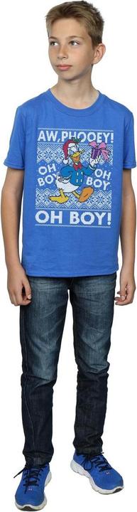 Image du produit Disney - T-shirt DONALD DUCK CHRISTMAS FAIR ISLE - Garçon (152, 158)