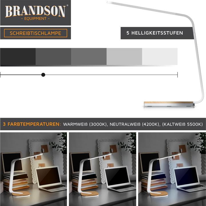 Produktbild Brandson Schreibtischlampe (250 lm)