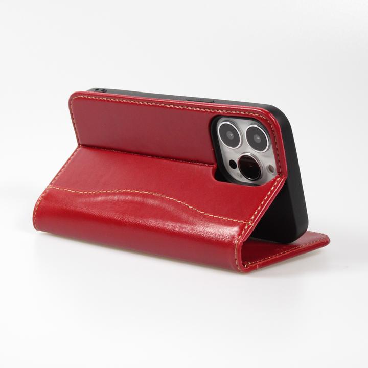 Image du produit Fierre Shann Fourre Flip cuir véritable (Apple iPhone 13 Pro Max)