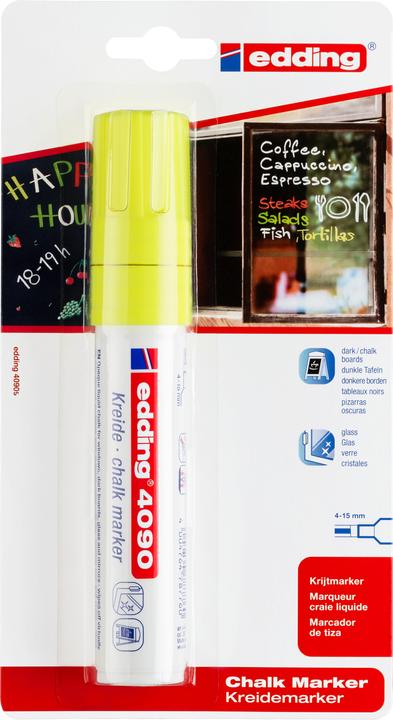 Edding 4090 (Neongelb, 15 mm, 1 x)