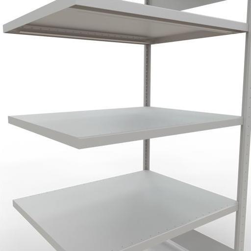 Stecksystem Anbauregal MULTIplus250 mit Längenriegel