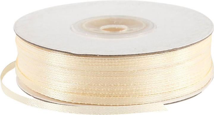 Actual product image Creativ Company Satin ribbon off-white, 100 m