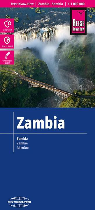 Produktbild Landkarte Sambia / Zambia (1:1.000.000)