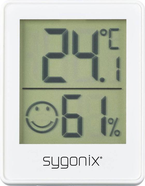 Produktbild Sygonix Thermo-/Hygrometer Weiss