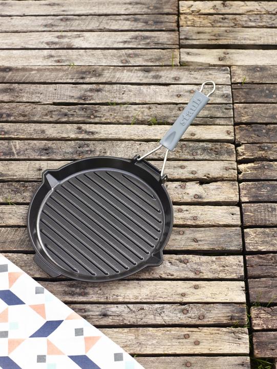 Actual product image Staub Grill pan (27 cm, Grill pan, Cast iron)