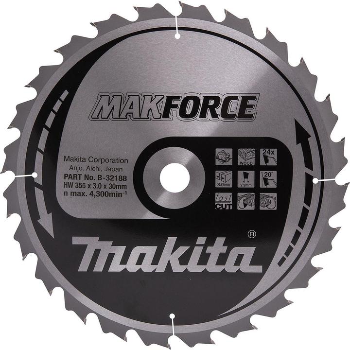 Makita MAKFORCE Sägeb. 355x30x24Z