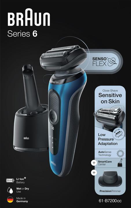 Actual product image Braun Series 6 electric shaver with precision trimmer