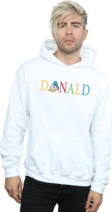 Immagine prodotto Disney Donald Duck Letters Felpa con Cappuccio Uomo (3XL)