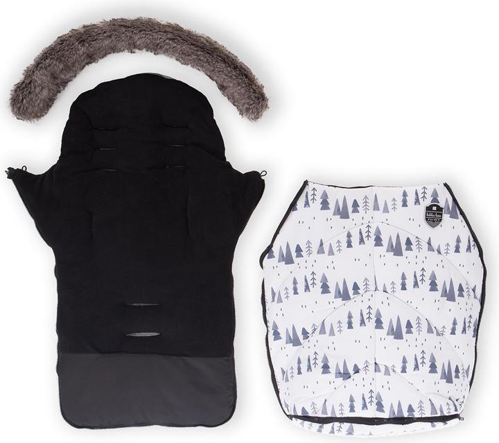Actual product image Kikkaboo Footmuff Shiny Nylon Stroller