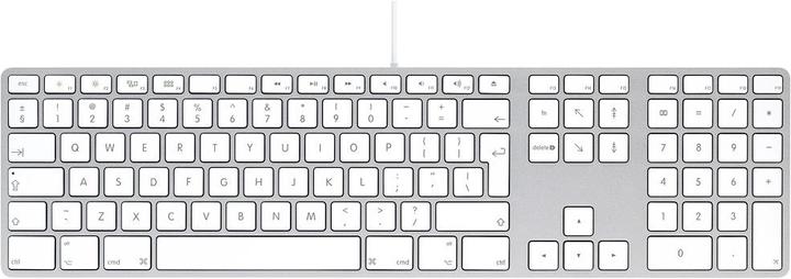 Apple Keyboard mit Ziffernblock (Eng. Int., Kabelgebunden)