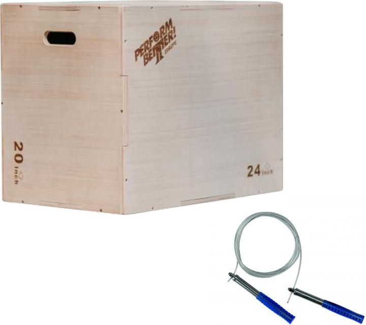 Immagine prodotto Perform Better PB Plyo Box in legno + First Place Speed Rope Ultra (set)