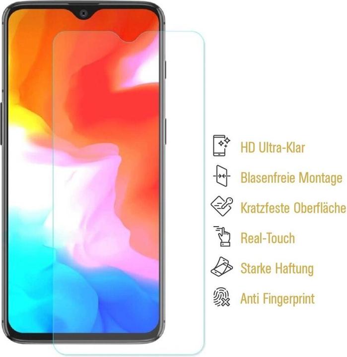 Produktbild Protectorking 4x Panzerfolie Anti-Shock HD Klar (4 Stück, OnePlus 6T)