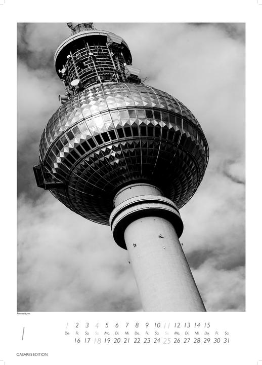 Produktbild Berlin schwarz-weiss 2026 S 29x21cm (Deutsch)