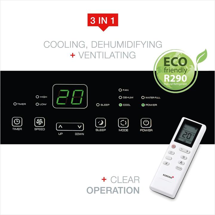 Produktbild Korona Iceberg 7.0 Eco (25 m², 7000 BTU/h)