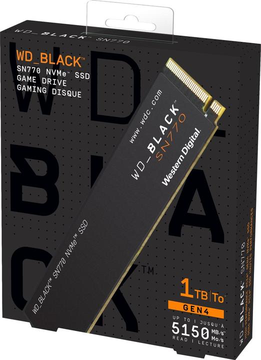 Actual product image WD Black SN770 (1000 GB, M.2 2280)