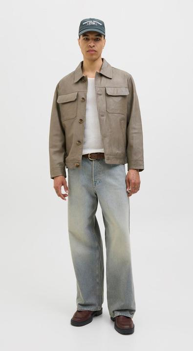 Actual product image Jack & Jones Lederjacke Lederjacke (S)