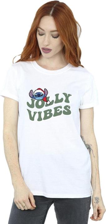 Immagine prodotto Disney Lilo & Stitch Jolly Chilling Vibes Maglietta Ampia Donna (4XL)