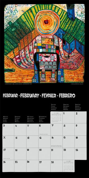 Produktbild Hundertwasser Broschürenkalender Art 20 (30 x 30 cm, Deutsch)