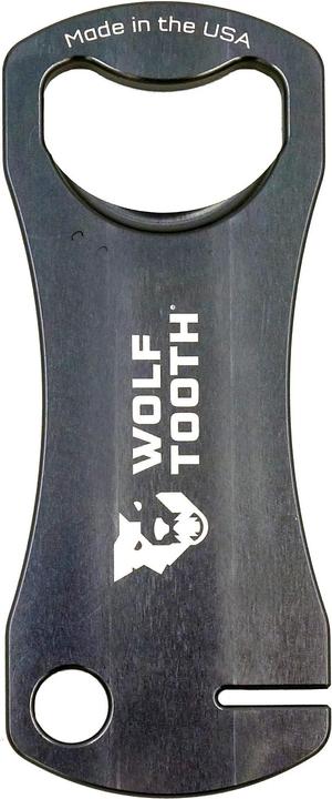 Actual product image Wolf Tooth Bottle Opener, gunmetal (Bottle opener)
