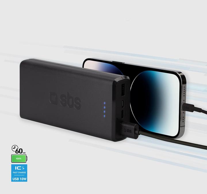 Produktbild SBS Fast Charge Powerbank (20000 mAh, 10 W, 74 Wh)