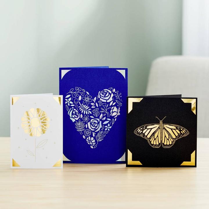 Produktbild Cricut Insert Cards FOIL Royal Flush R40 12,1cm x 16,8cm 12-pack (P)