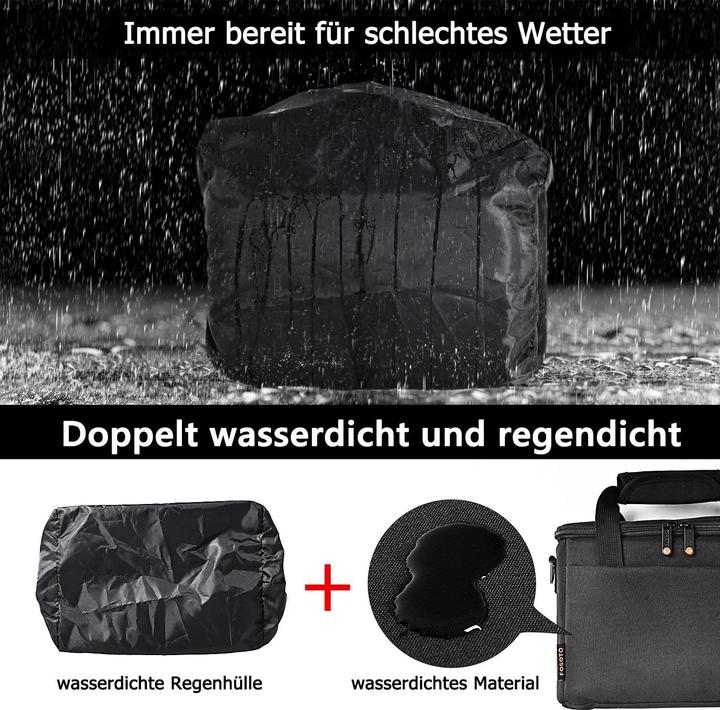 Produktbild Only-Bags.Store Kameratasche SLR Kameratasche SLR Fototasche für Spiegelreflexkameras Kompatibler Objektivblitz (Kamera Schultertasche)