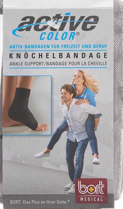 Produktbild Bort Medical ActivColor Knöchelbandae schwarz S (S)
