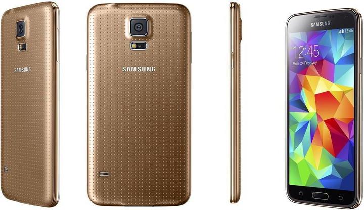 Produktbild Samsung Galaxy S5 (16 GB, Gold, 5.10", 4G)