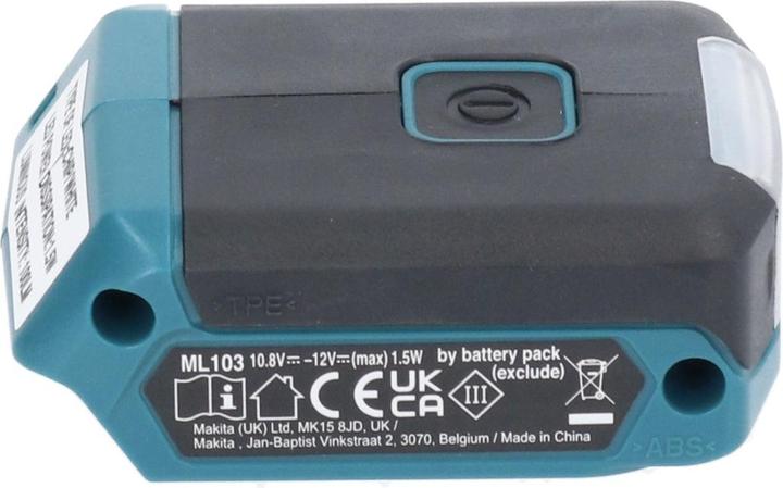 Actual product image Makita DEAML103 Rechargeable LED Spotlight 12V MAX (100 lm)
