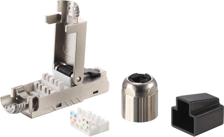 Immagine prodotto equip Connettori RJ45 Cat8.1 set di 5, schermati di fabbrica (Connettore del cavo di rete)