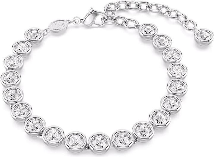 Immagine prodotto Swarovski Bracciale Tennis in Ambra Taglio Rotondo Bianco (20 cm, Metallo Swarovski)