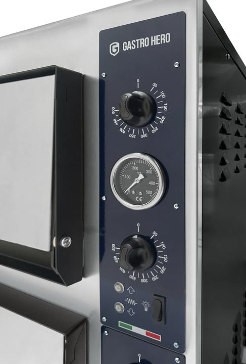 Immagine prodotto Gastro Hero Forno per pizza PROFI PLUS +x a fuoco pieno (Forno elettrico per pizza, Forno per pizza Gastro)