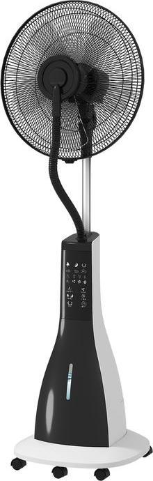 Swisshandel24 Ventilator mit Wasserkühlung, Standventilator mit Sprühnebel, Fernbedienung