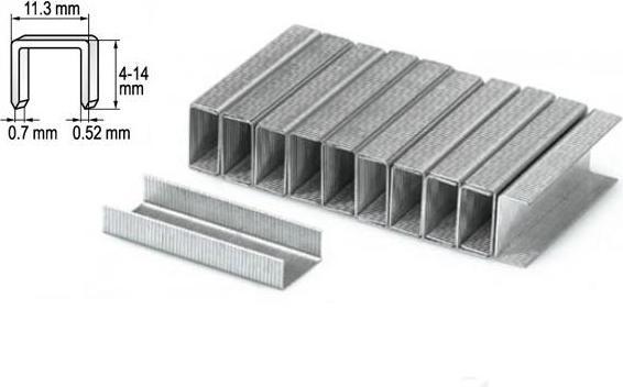 Image du produit Toya Agrafes de rembourrage 14mm 11,3x0,7mm 1000pcs (YT-7055)