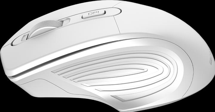 Image du produit Canyon Souris optique sans fil 2.4GHz 4 boutons, DPI 800/1200/1600, Pearl White, 115 * 77 * 38mm, 0.0 (Sans fil)