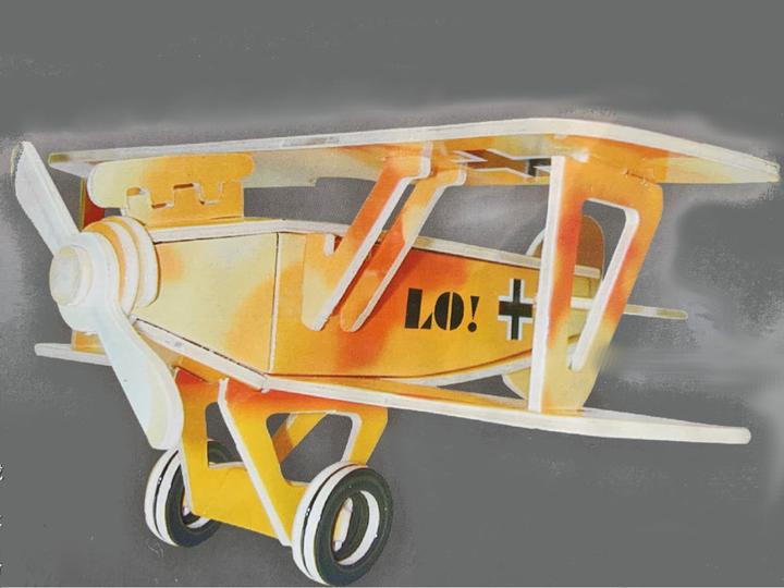 Actual product image Cover-Discount DIY Wooden Albatross Plane Craft Set